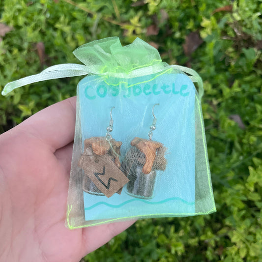 Wax Jar Earrings