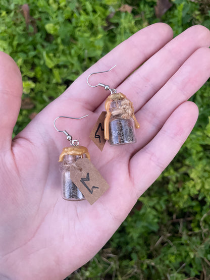 Wax Jar Earrings