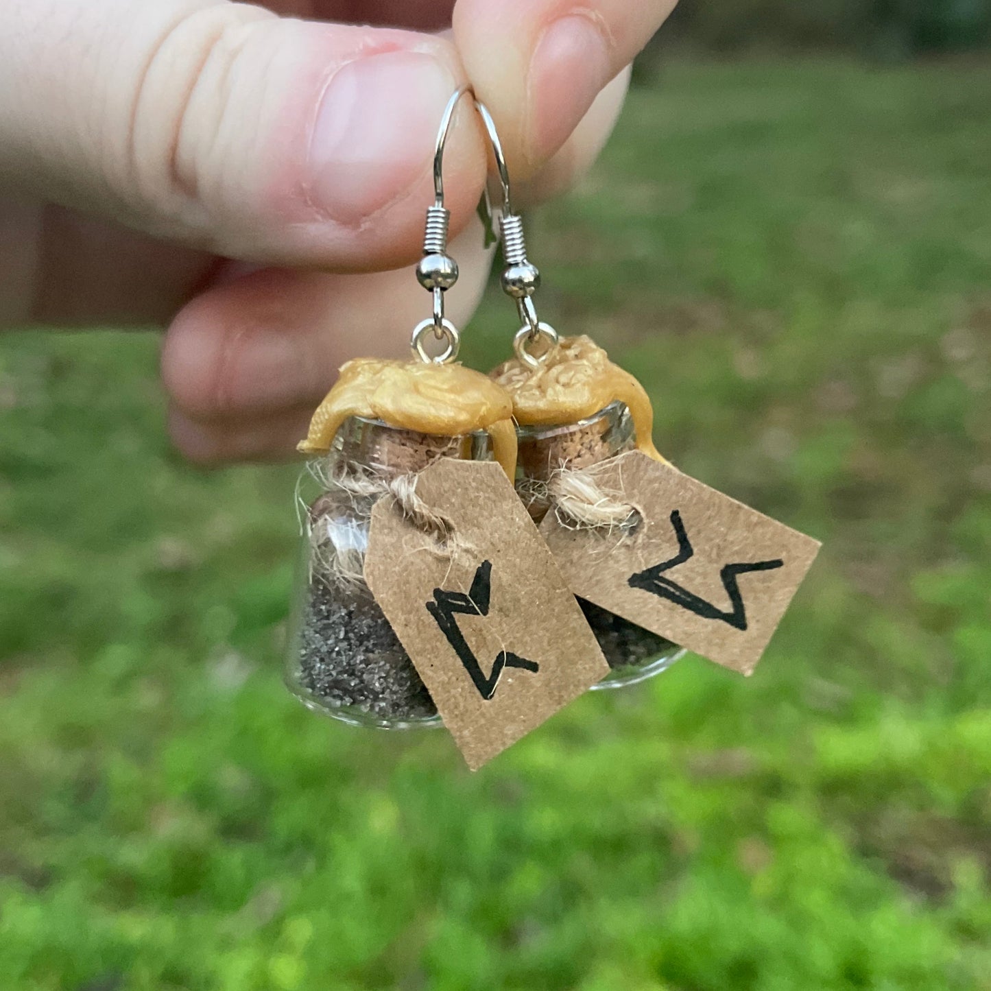 Wax Jar Earrings