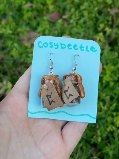 Wax Jar Earrings