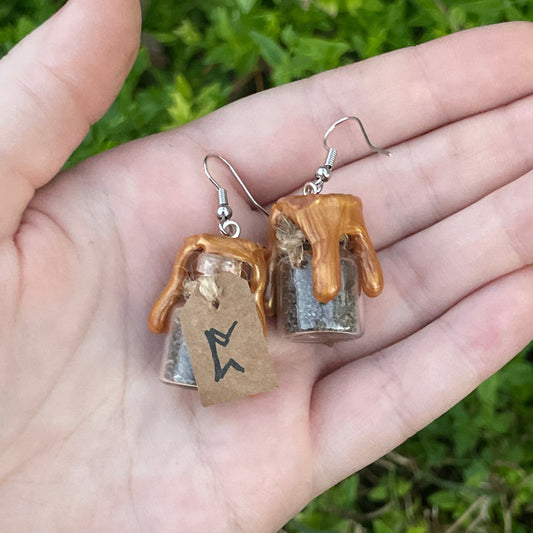 Wax Jar Earrings