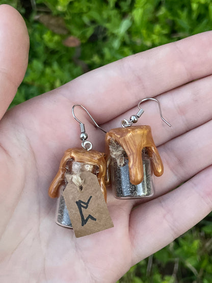 Wax Jar Earrings