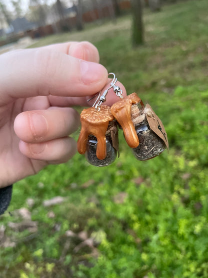 Wax Jar Earrings