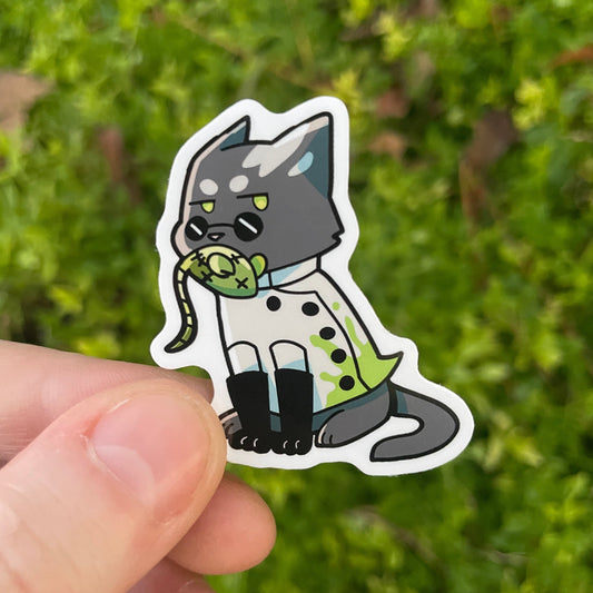 Franken-cat Sticker!