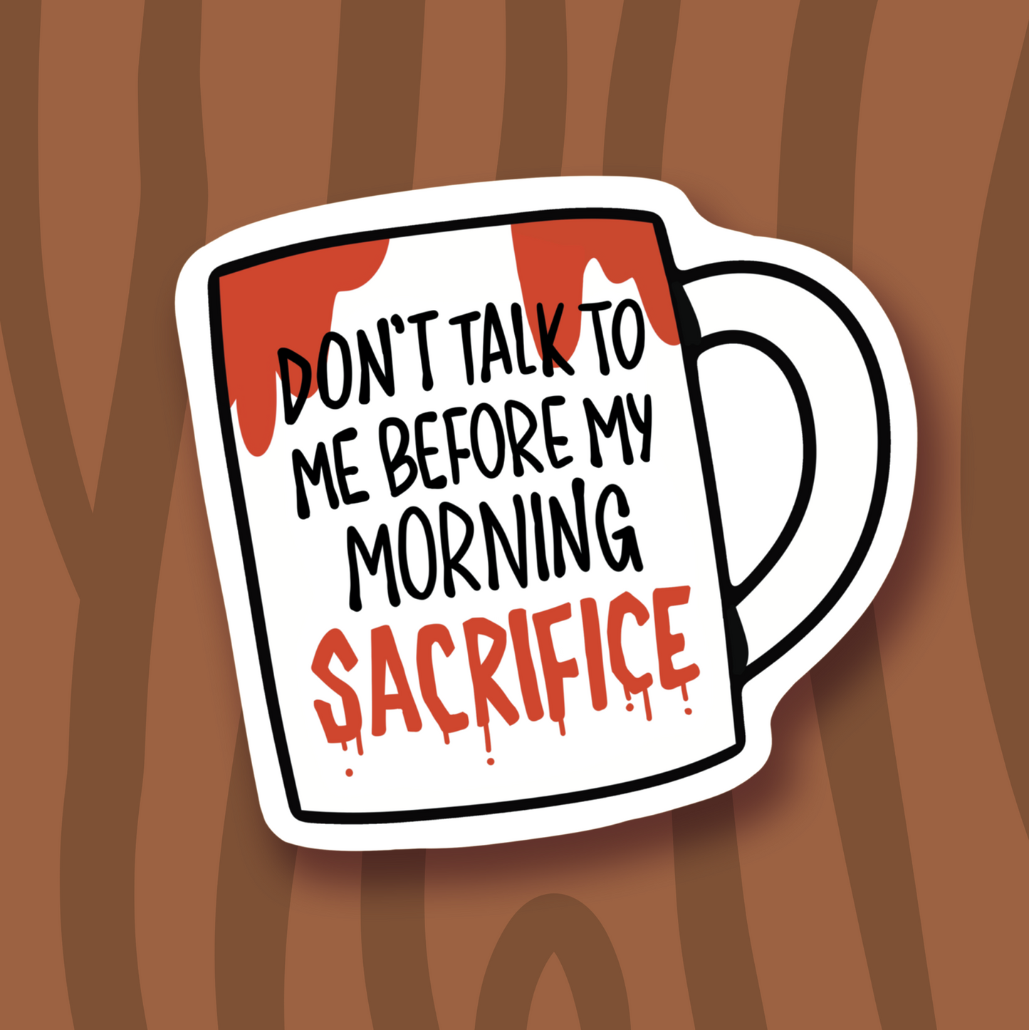 Bloody Mug Sticker