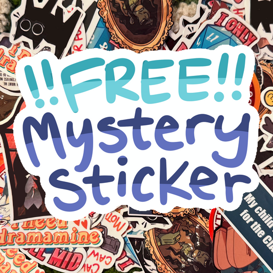 Free Mystery Sticker at $60