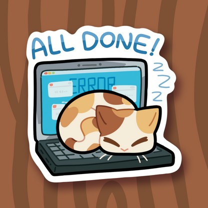 Computer Cats Stickers